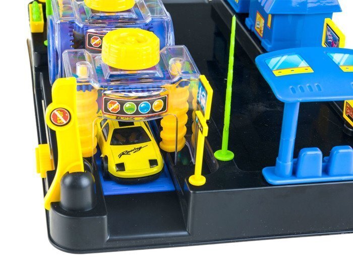 Žaislinis degalinės komplektas su automobiliukais kaina ir informacija | Žaislai berniukams | pigu.lt