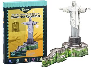 3D dėlionė Rio De Žaneiro statula Jėzus 22 detalės kaina ir informacija | Konstruktoriai ir kaladėlės | pigu.lt