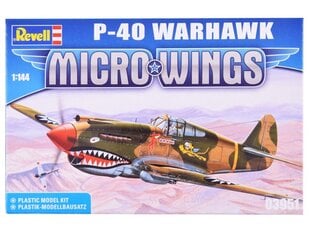 Surenkamas Lėktuvo modelis P-40 Warhawk kaina ir informacija | Konstruktoriai ir kaladėlės | pigu.lt