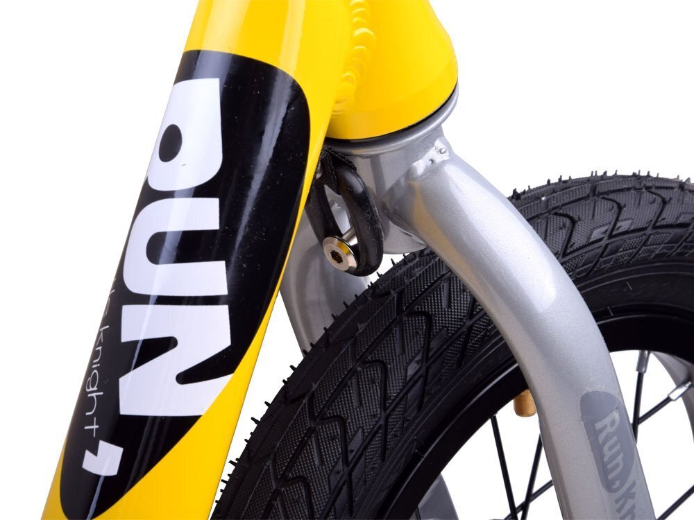 Balansinis dviratis RoyalBaby 12 - geltonas цена и информация | Balansiniai dviratukai | pigu.lt