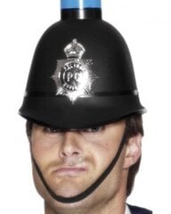 Полицейский шлем Чёрный цена и информация | Карнавальные костюмы | pigu.lt