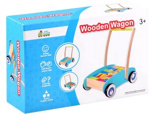 Деревянный слайдер с блоками цена и информация | Игрушки для малышей | pigu.lt