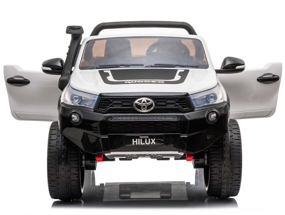 Vaikiškas dvivietis elektromobilis Toyota Hilux - rožinis kaina ir informacija | Elektromobiliai vaikams | pigu.lt
