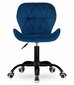 Biuro darbo Kėdė Noto, veliūras, mėlyna kaina ir informacija | Biuro kėdės | pigu.lt