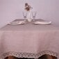 Lino staltiesė su nėriniu, 142x250 cm kaina ir informacija | Staltiesės, servetėlės | pigu.lt