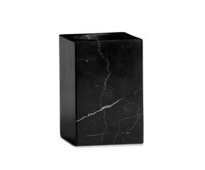 Контейнер для зубных щеток Black marble цена и информация | Набор акскссуаров для ванной | pigu.lt