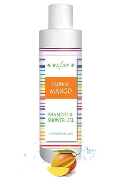 Šampūnas-dušo želė "Tropical Mango" REFAN kaina ir informacija | Dušo želė, aliejai | pigu.lt