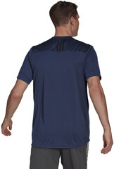 Marškinėliai vyrams Adidas M 3s GM2129, mėlyni kaina ir informacija | Vyriški marškinėliai | pigu.lt