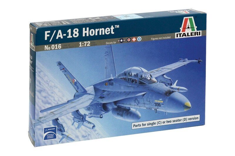 Sudedamas lėktuvo modelis Italeri F/A-18 C/D Wild Weasel kaina ir informacija | Konstruktoriai ir kaladėlės | pigu.lt