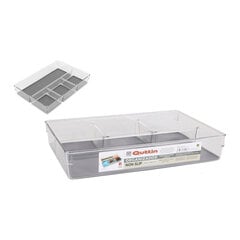 Daiktadėžės Quttin Non-Slip PET 33 x 22,5 x 6 cm kaina ir informacija | Daiktadėžės | pigu.lt