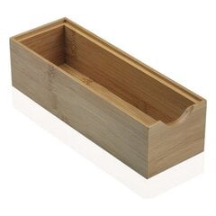 Коробка универсальная, бамбук (7,8 х 6,4 х 23 см) цена и информация | Ящики для вещей | pigu.lt