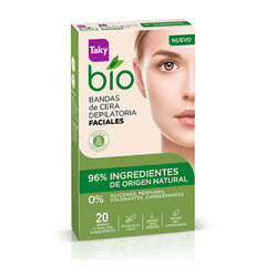 Депиляционные полоски для лица Bio Natural Taky (20 шт) цена и информация | Средства для депиляции | pigu.lt