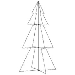 Kalėdų eglutė, 120x220cm, kūgio formos, 300 LED lempučių цена и информация | Рождественские украшения | pigu.lt
