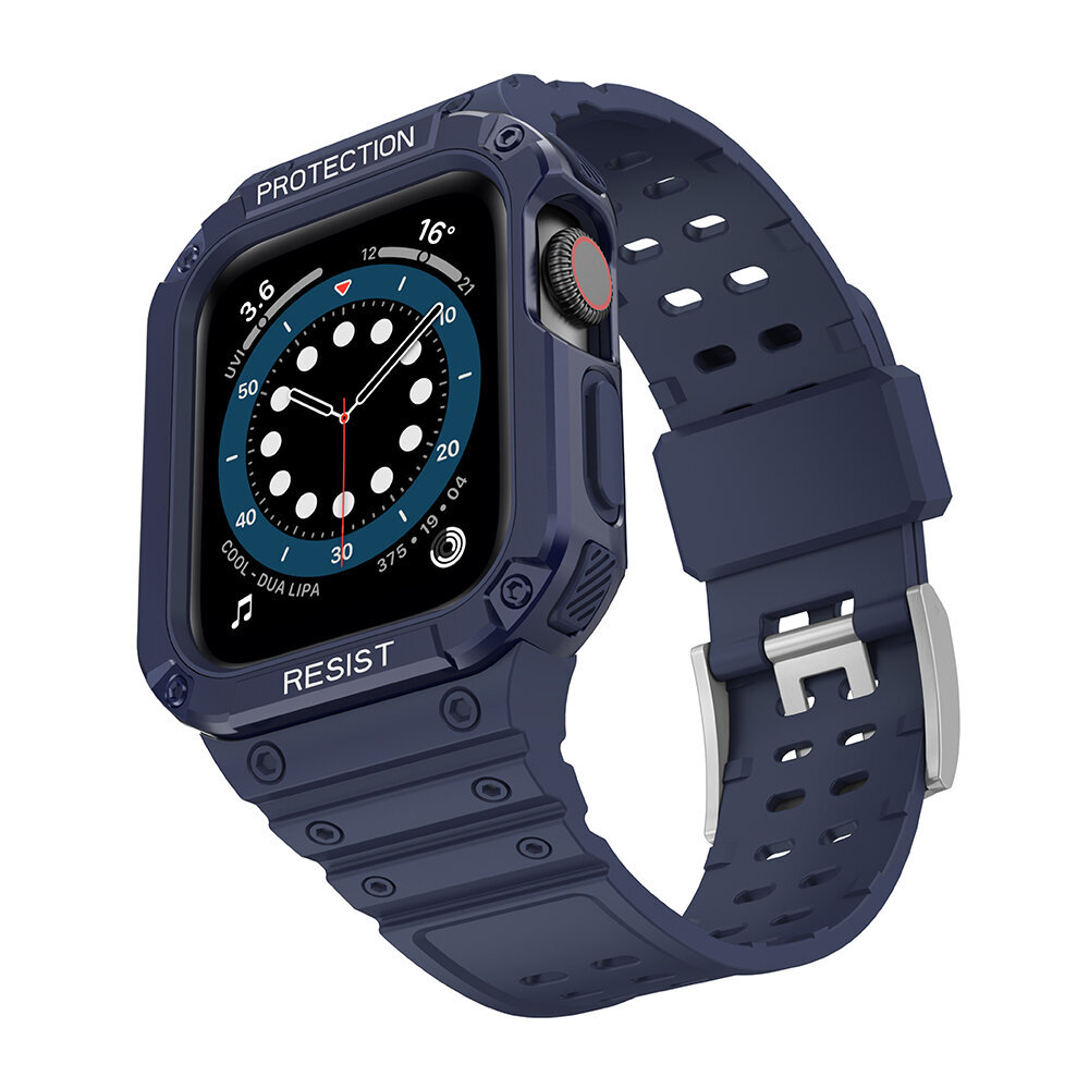 Hurtel Watch Band Navy kaina ir informacija | Išmaniųjų laikrodžių ir apyrankių priedai | pigu.lt