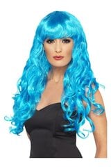 Mėlynas perukas kaina ir informacija | Karnavaliniai kostiumai | pigu.lt