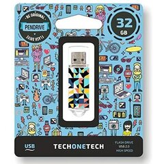 Tech One Tech Kaleydos TEC4014-32 32 GB kaina ir informacija | USB laikmenos | pigu.lt