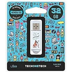 Tech One Tech Que Vida Más Perra TEC4009-32 32 GB цена и информация | USB накопители | pigu.lt