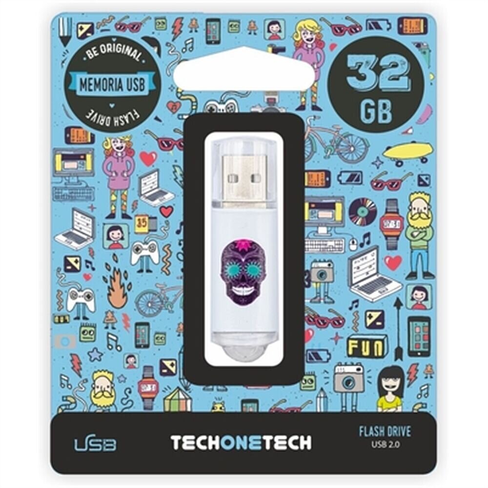 Tech One Tech Calavera 32 GB kaina ir informacija | USB laikmenos | pigu.lt