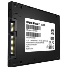 Жесткий диск HP S700, 250 Гб, SSD цена и информация | Жёсткие диски (SSD, HDD) | pigu.lt