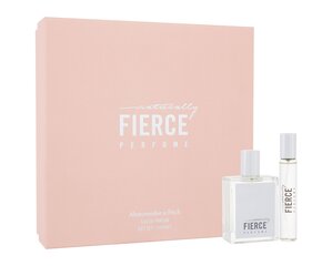 Rinkinys Abercrombie & Fitch Naturally Fierce moterims: EDP, 50 ml + EDP, 15 ml kaina ir informacija | Kvepalai moterims | pigu.lt