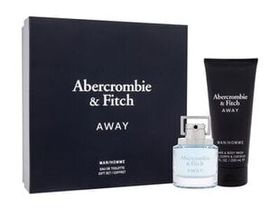 Kosmetikos rinkinys Abercrombie & Fitch Away Man EDT vyrams: tualetinis vanduo 50 ml + dušo želė 200 ml kaina ir informacija | Kvepalai vyrams | pigu.lt