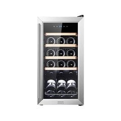 Шкаф для вина Cecotec GrandSommelier 15000 Inox Compressor, 15 бутылок цена и информация | Винные холодильники | pigu.lt