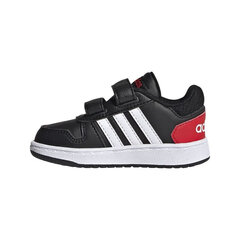 Sportiniai bateliai vaikams Adidas Hoops 2.0 CMF I Jr FY9444, juodi цена и информация | Детская спортивная обувь | pigu.lt