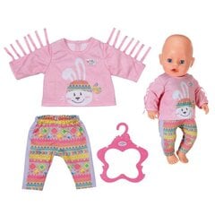 Baby Born megztinis su zuikiu ir kutais + šortai lėlei 43 cm цена и информация | Игрушки для девочек | pigu.lt