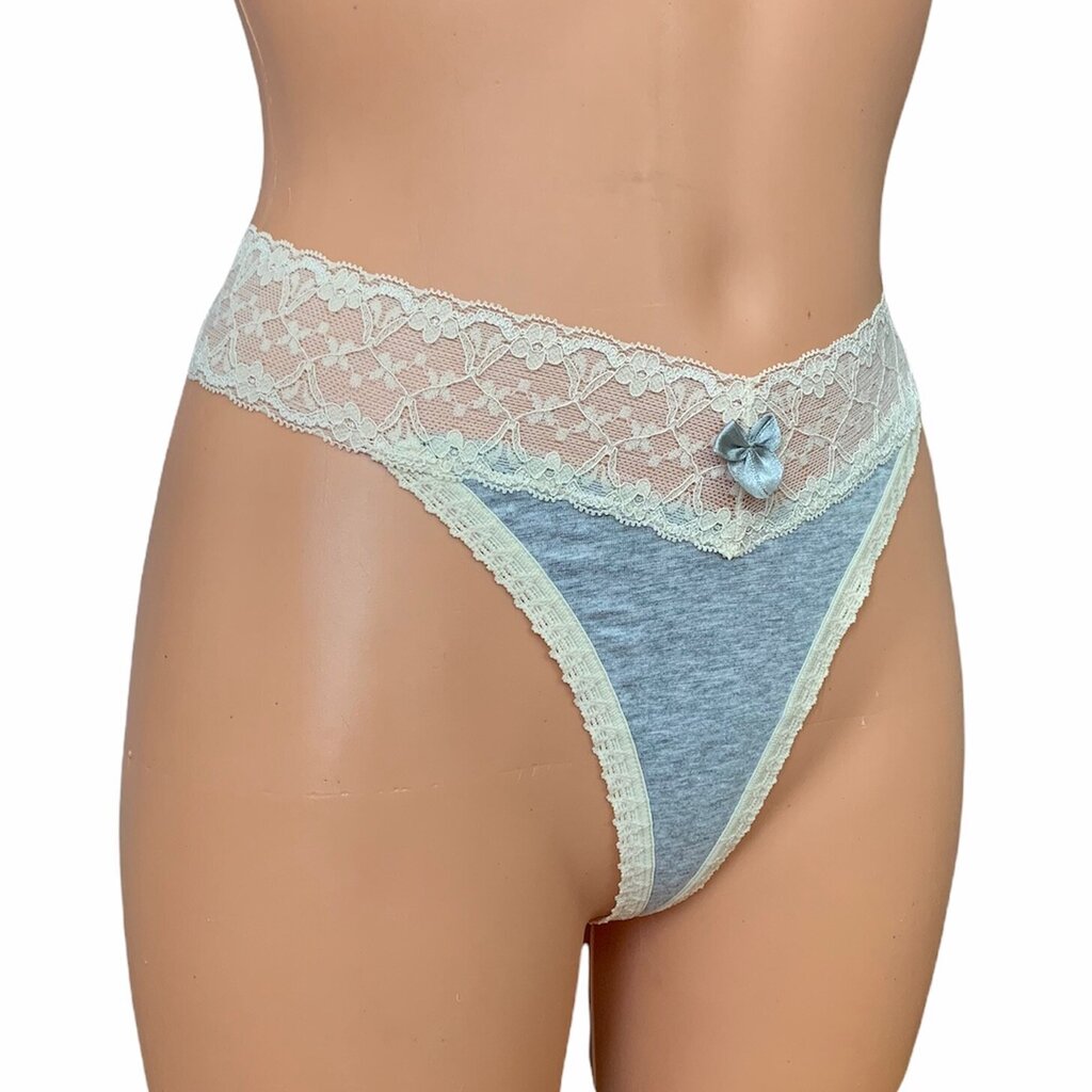 Kelnaičių komplektas Hunkemoller Mulee grey Lavender herb kaina ir informacija | Kelnaitės | pigu.lt