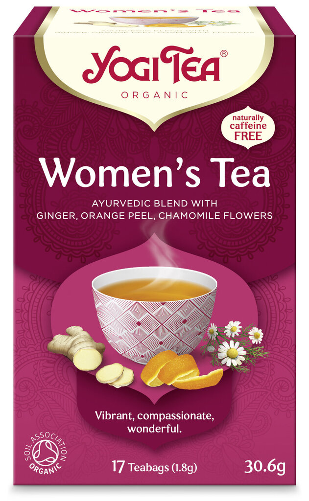 Ekologiška arbata YogiTea® Women's Tea, 30.6 g kaina ir informacija | Arbata | pigu.lt