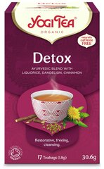 Экологический чай YogiTea® Detox, 30,6 гр цена и информация | Чай | pigu.lt