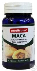 Maisto papildas Medicura Maca, 60 tablečių цена и информация | Витамины, пищевые добавки, препараты для иммунитета | pigu.lt