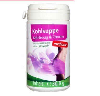 Maisto papildas lieknėjimui Kohlsuppe Medicura, 50 kapsulių цена и информация | Vitaminai, maisto papildai, preparatai grožiui | pigu.lt