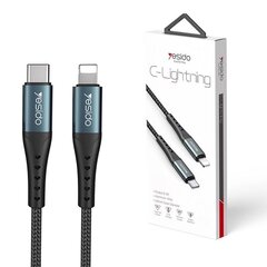 Yesido Fast charge Lightning toUSB C (to Type C) 60 W, 1.2 m, mod. CA64 kaina ir informacija | Laidai telefonams | pigu.lt