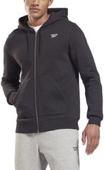 Rebook Джемпер Ri Fleece Fz Hoodie Black GR9206/L цена и информация | Мужские толстовки | pigu.lt