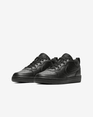 Детские кроссовки Nike Court Borough Low 2 BQ5448 001/3.5, черные цена и информация | Детская спортивная обувь | pigu.lt