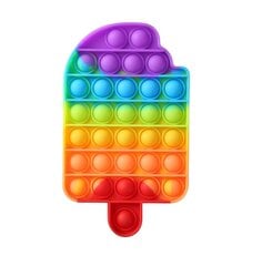 Развивающая игрушка POP IT - Мороженое - радуга цена и информация | Настольные игры, головоломки | pigu.lt