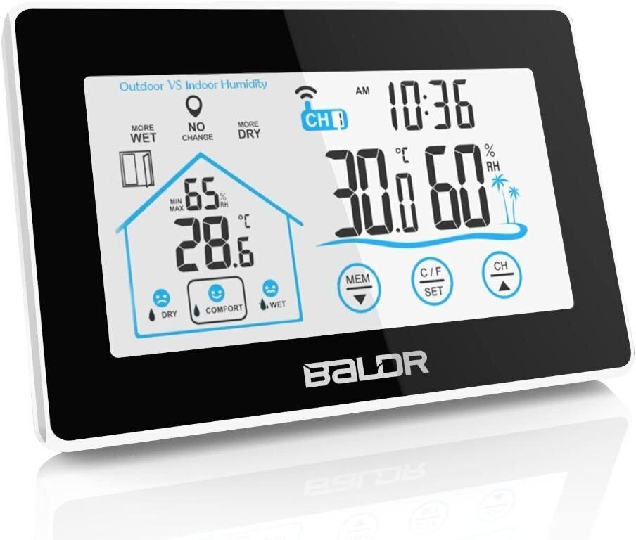 Meteorologinė stotelė Baldr kaina ir informacija | Meteorologinės stotelės, termometrai | pigu.lt