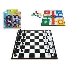 Žaidimų lenta žaidimams, šachmatams ir šaškėms, 35 x 30 cm kaina ir informacija | Stalo žaidimai, galvosūkiai | pigu.lt