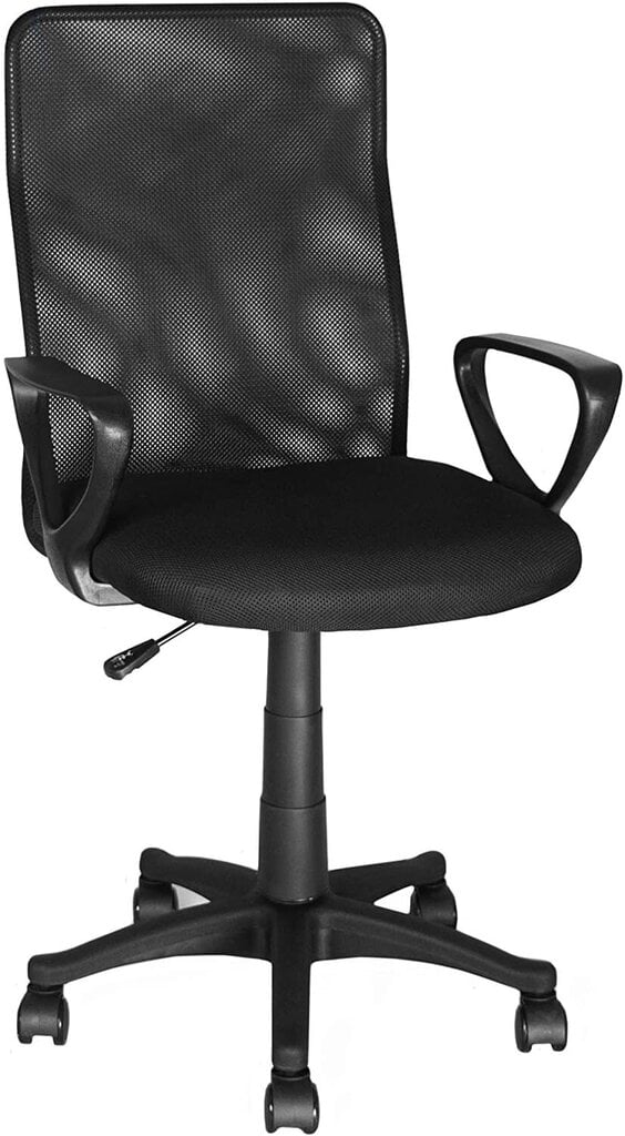 Biuro kėdė su tinkleliu VANGALOO, pilka kaina ir informacija | Biuro kėdės | pigu.lt