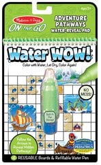 Piešimo vandeniu knyga Melissa & Doug Water Wow Nuotykiai kaina ir informacija | Piešimo, tapybos, lipdymo reikmenys | pigu.lt