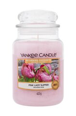 Ароматическая свеча Yankee Candle Pink Lady Slipper 623 г цена и информация | Подсвечники, свечи | pigu.lt