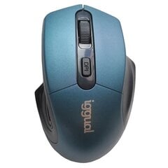 Iggual Ergonomic-L 1600 dpi, mėlyna kaina ir informacija | Pelės | pigu.lt