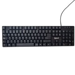 Клавиатура iggual CK-FRAMELESS-105T Чёрный цена и информация | Клавиатуры | pigu.lt