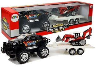 Visureigis automobilis su vilkiku Lean Toys Super Truck, 51 cm kaina ir informacija | Žaislai berniukams | pigu.lt