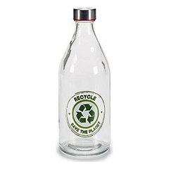 Стеклянная бутылка Vivalto, 1 л цена и информация | Стаканы, фужеры, кувшины | pigu.lt