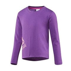 Marškinėliai mergaitėms Reebok G ES LS Tee S2006547, violetiniai kaina ir informacija | Marškinėliai mergaitėms | pigu.lt