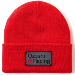 Raudona unisex kepurė Ozoshi Heiko Cuffed OWH20CFB004 kaina ir informacija | Kepurės moterims | pigu.lt
