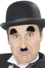 Kлееныe усы и брови   Чаплинa  цена и информация | Карнавальные костюмы | pigu.lt