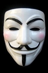 Vendeta Guy Fawkes kaukė, balta kaina ir informacija | Karnavaliniai kostiumai | pigu.lt